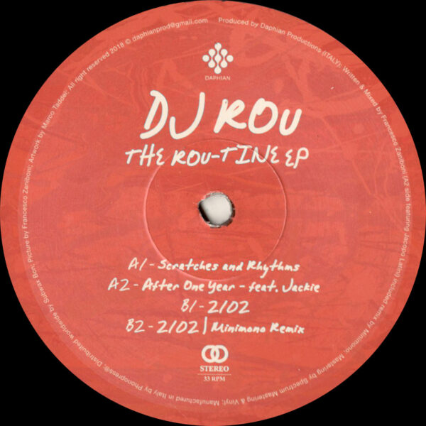 Dj Rou - The Rou-tine EP (Incl. Minimono Remix) - 12" (DPV003)