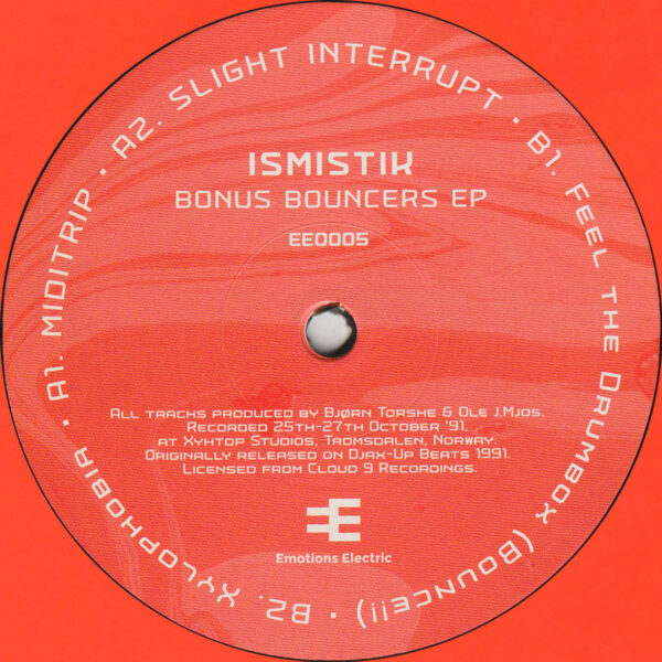 Ismistik - Bonus Bouncers EP - 12" Black vinyl (EE0005)