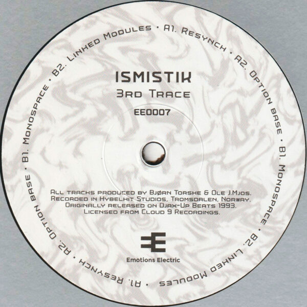 Ismistik - 3rd Trace - 12" Black vinyl (EE0007)