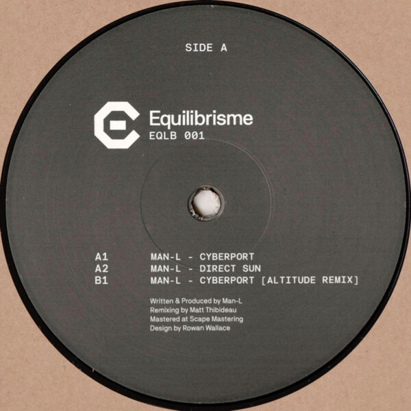 Man-L - Cyberport EP (Incl. Altitude Remix) - 12" (EQLB001)