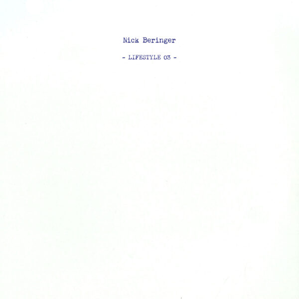 Nick Beringer - Lifestyle 03 - 12" (LIFESTYLE03)