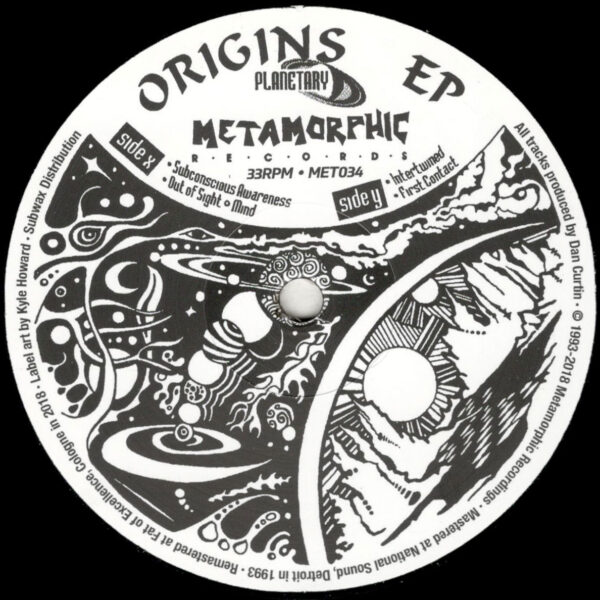 Planetary - Origins EP (Reissue) - 12" (MET034)