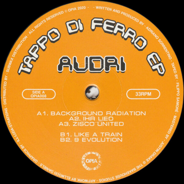 Audri - Tappo Di Ferro EP - 12" (OPIA008)
