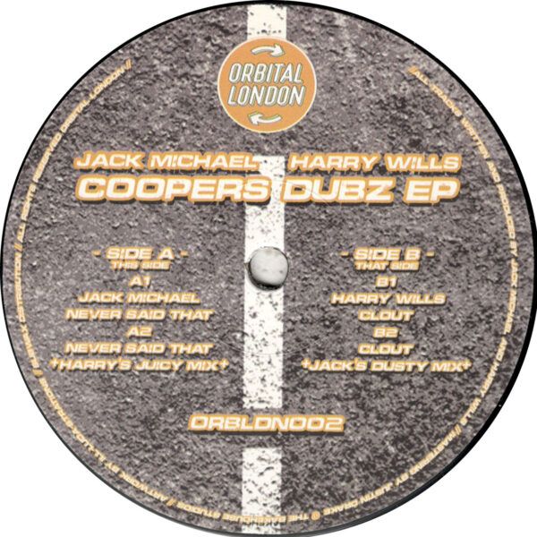 Jack Michael / Harry Wills - Coopers Dubz EP - 12" (ORBLDN002)