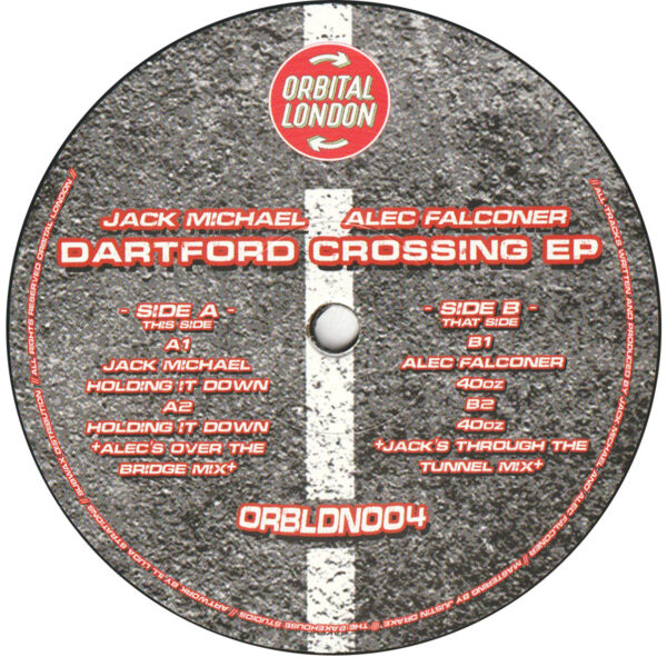 Jack Michael / Alec Falconer - Dartford Crossing EP - 12" (ORBLDN004)