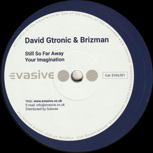 David Gtronic & Brizman - Still So Far Away / Your Imagination (Incl. Rob Pearson Remixes) (EVAL001)