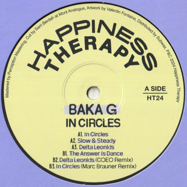 Baka G - In Circles (Incl. COEO & Marc Brauner Remixes) (HT24)