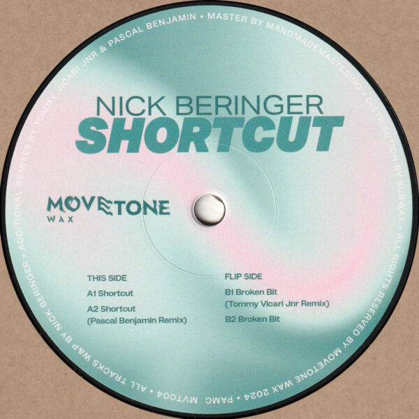 Nick Beringer - Shortcut (Incl. Pascal Benjamin & Tommy Vicari Jnr Remixes) (MVT004)