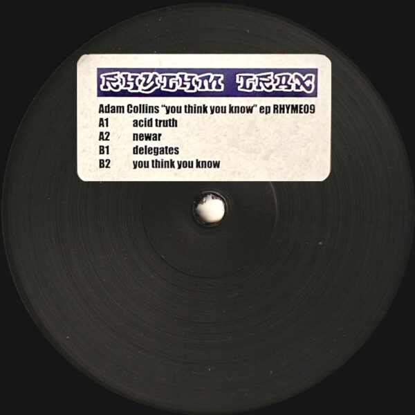 Adam Collins - You Think You Know (RHYME09)