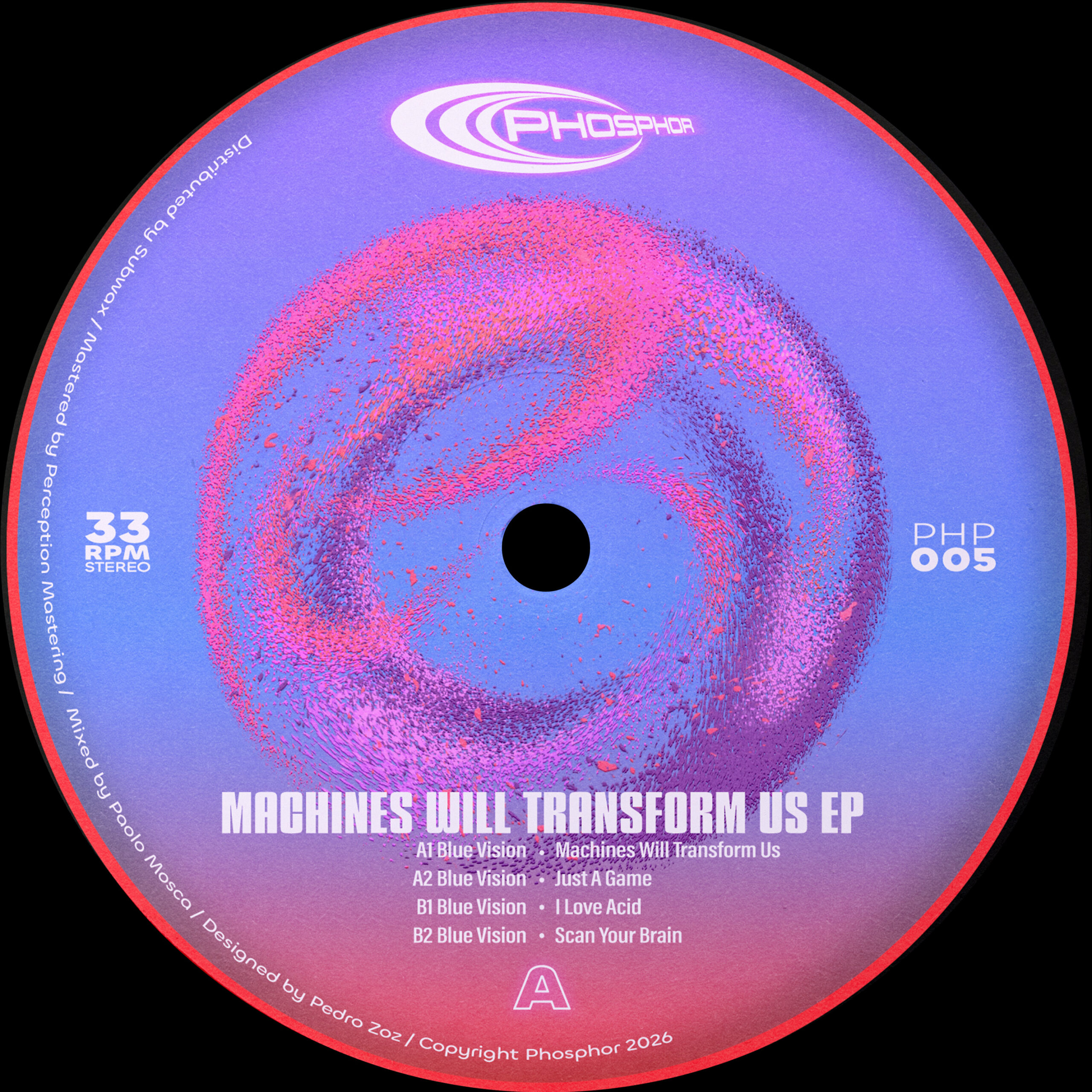 Blue Vision - Machines Will Transform Us EP (PHP005)