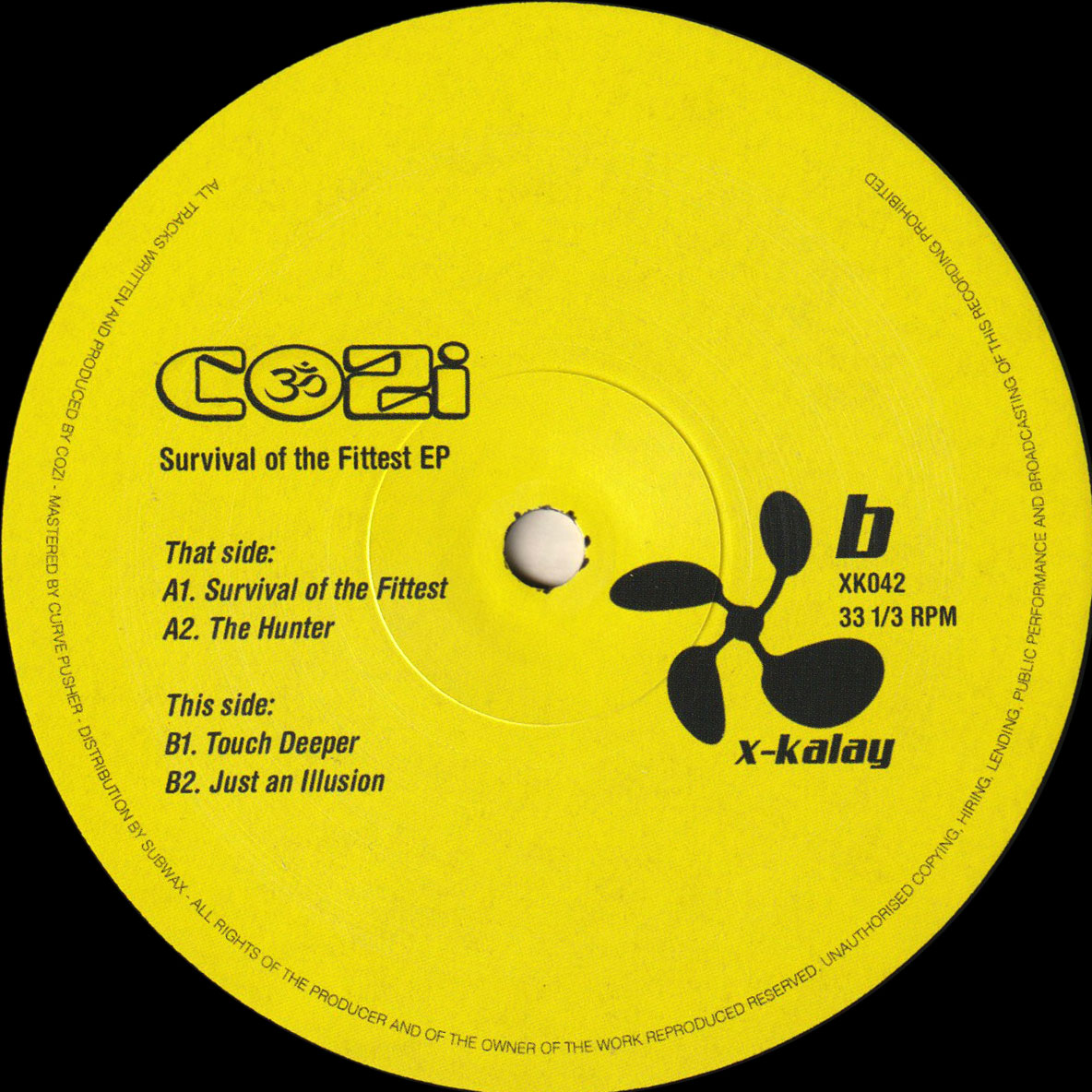 COZi - Survival of the Fittest EP (XK042)