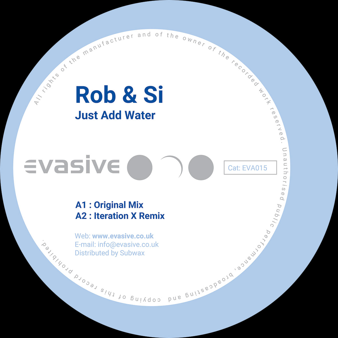 Rob & Si - Just Add Water (Reissue) (EVA015)