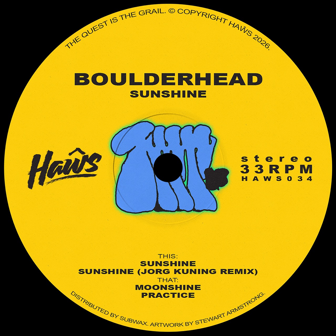 Boulderhead - Sunshine (Incl. Jorg Kuning Remix) (HAWS034)